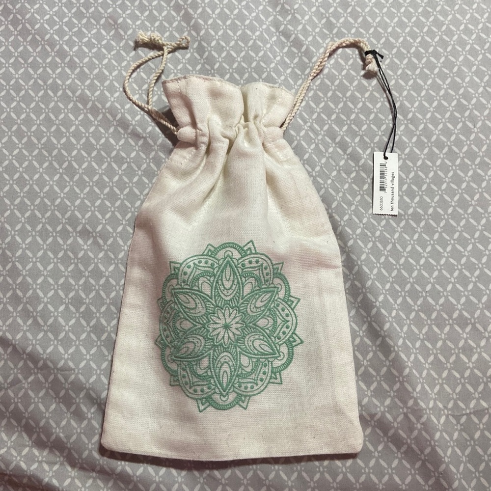 Small white bag from Ten Thousand Villages
